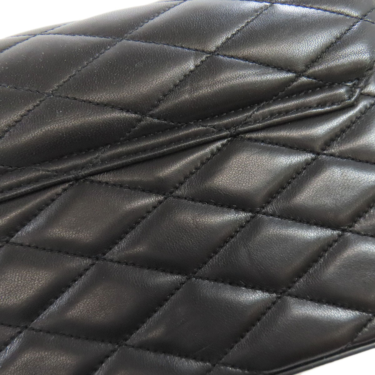 SAINT LAURENT サンローラン ロゴ ショルダーバッグ カーフ レディース 中古