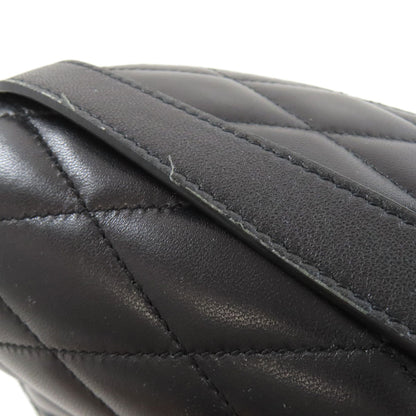 SAINT LAURENT サンローラン ロゴ ショルダーバッグ カーフ レディース 中古