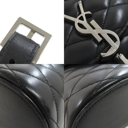 SAINT LAURENT サンローラン ロゴ ショルダーバッグ カーフ レディース 中古