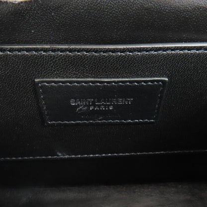 SAINT LAURENT サンローラン ロゴ ショルダーバッグ カーフ レディース 中古