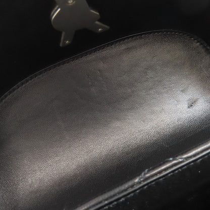 SAINT LAURENT サンローラン ロゴ ショルダーバッグ カーフ レディース 中古