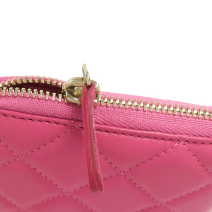 CHANEL シャネル マトラッセ ココマーク ゴールド金具 長財布（小銭入れあり） ラムスキン レディース 中古