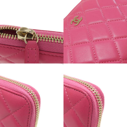 CHANEL シャネル マトラッセ ココマーク ゴールド金具 長財布（小銭入れあり） ラムスキン レディース 中古