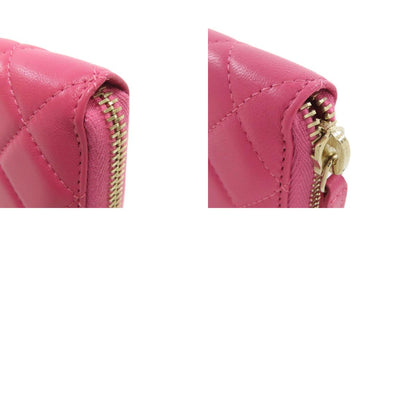CHANEL シャネル マトラッセ ココマーク ゴールド金具 長財布（小銭入れあり） ラムスキン レディース 中古