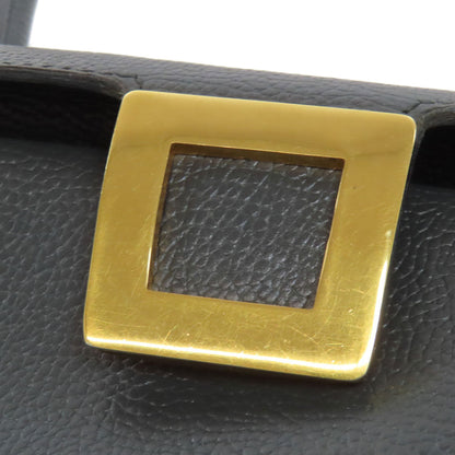 DELVAUX デルヴォー シンプルデザイン ハンドバッグ カーフ レディース 中古