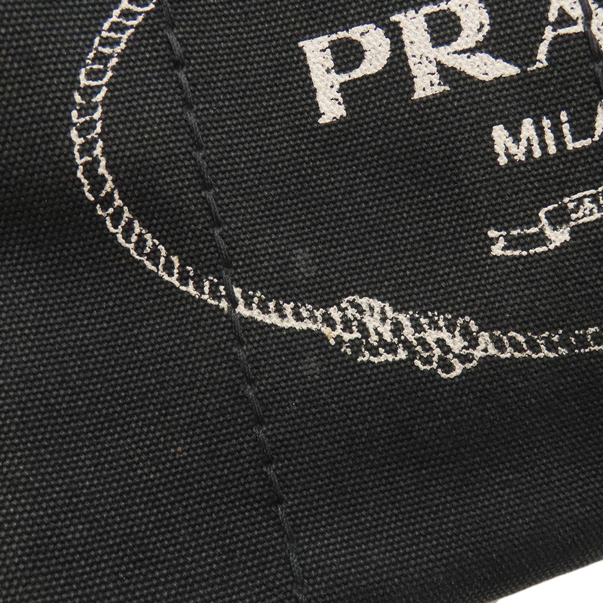 PRADA プラダ カナパミニ 2WAY ハンドバッグ キャンバス レディース 中古