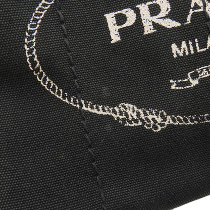 PRADA プラダ カナパミニ 2WAY ハンドバッグ キャンバス レディース 中古