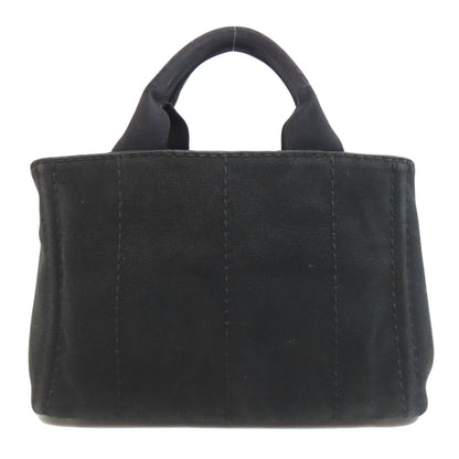 PRADA プラダ カナパミニ 2WAY ハンドバッグ キャンバス レディース 中古