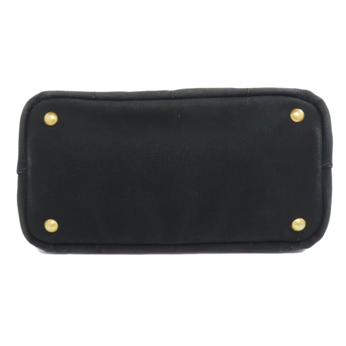 PRADA プラダ カナパミニ 2WAY ハンドバッグ キャンバス レディース 中古