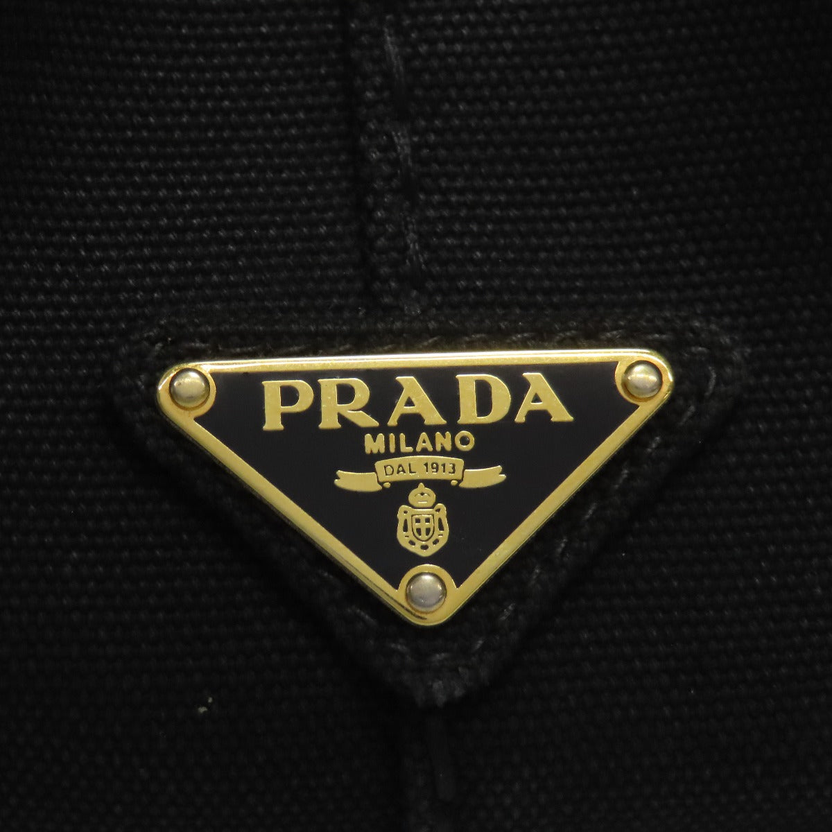 PRADA プラダ カナパミニ 2WAY ハンドバッグ キャンバス レディース 中古