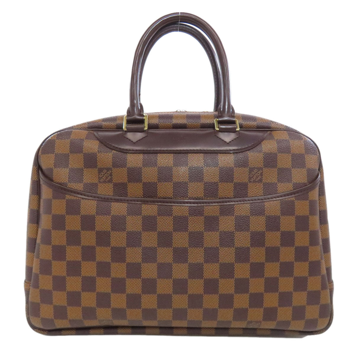 LOUIS VUITTON ルイヴィトン N47272 ドーヴィル スペシャルオーダー トートバッグ ダミエキャンバス レディース 中古
