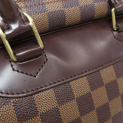 LOUIS VUITTON ルイヴィトン N47272 ドーヴィル スペシャルオーダー トートバッグ ダミエキャンバス レディース 中古