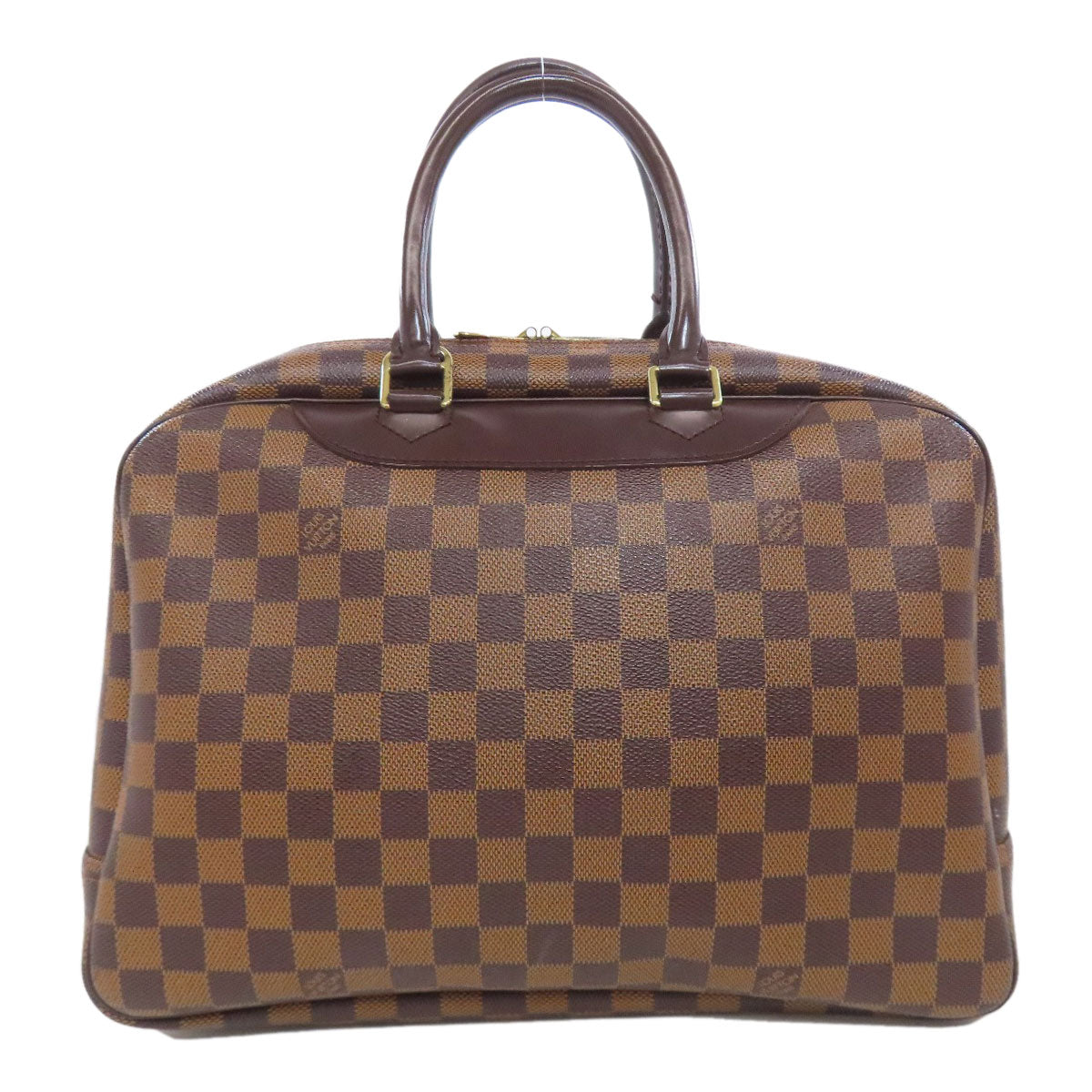 LOUIS VUITTON ルイヴィトン N47272 ドーヴィル スペシャルオーダー トートバッグ ダミエキャンバス レディース 中古