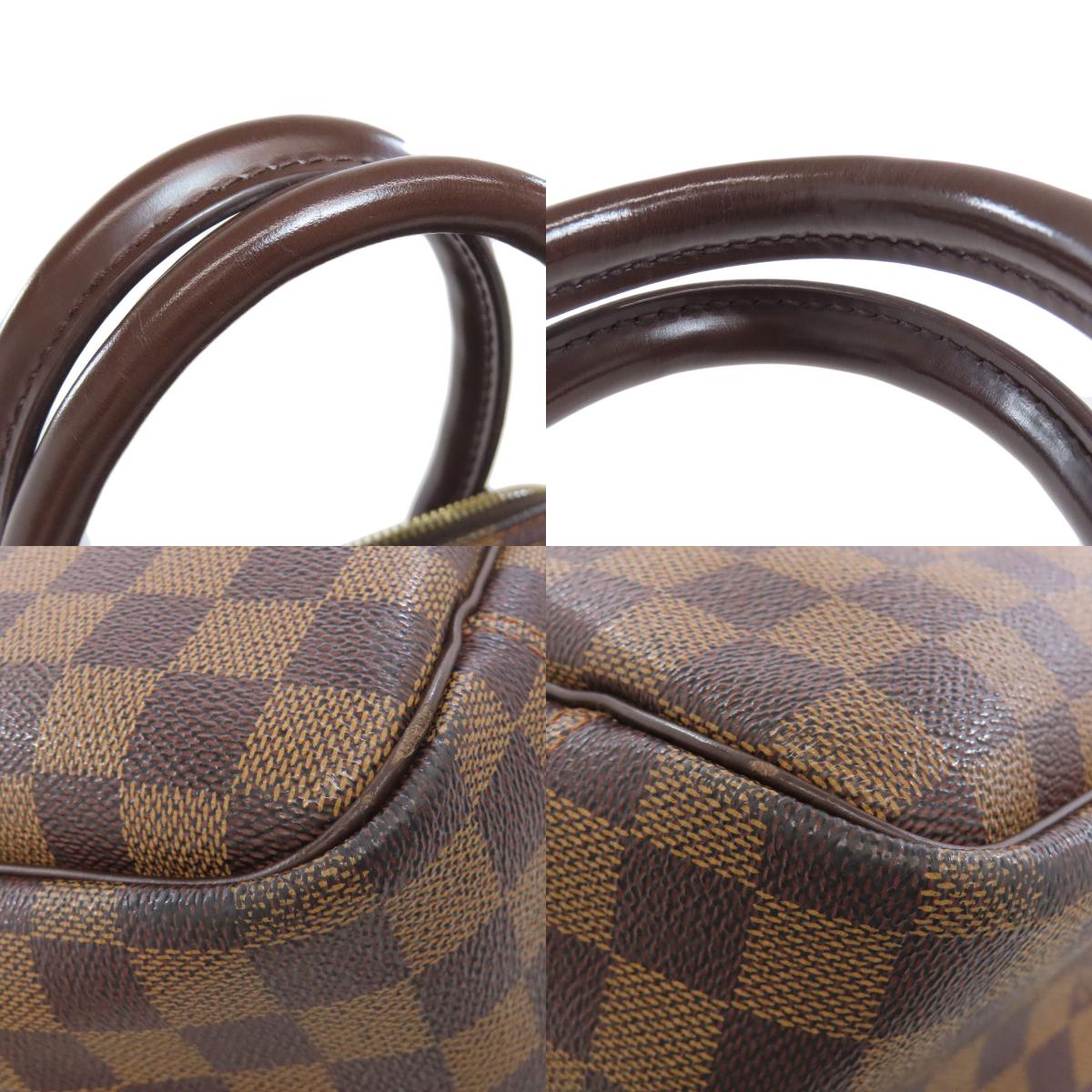 LOUIS VUITTON ルイヴィトン N47272 ドーヴィル スペシャルオーダー トートバッグ ダミエキャンバス レディース 中古