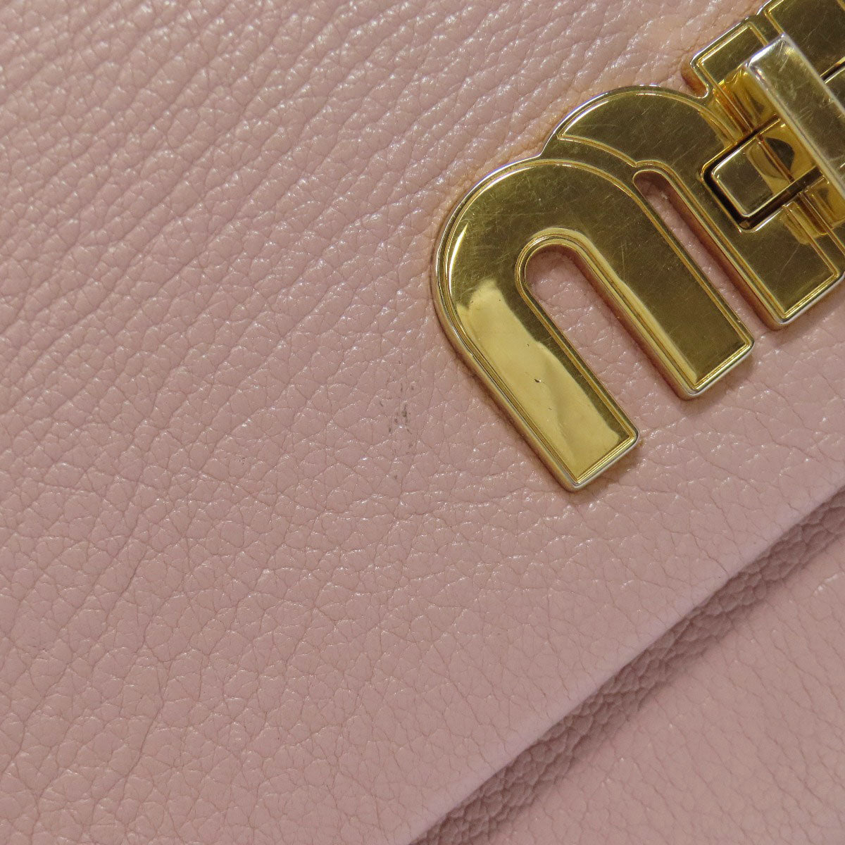 MIUMIU ミュウミュウ 2WAY ハンドバッグ レザー レディース 中古