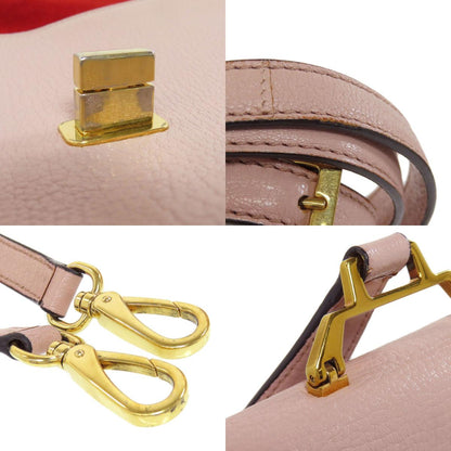 MIUMIU ミュウミュウ 2WAY ハンドバッグ レザー レディース 中古