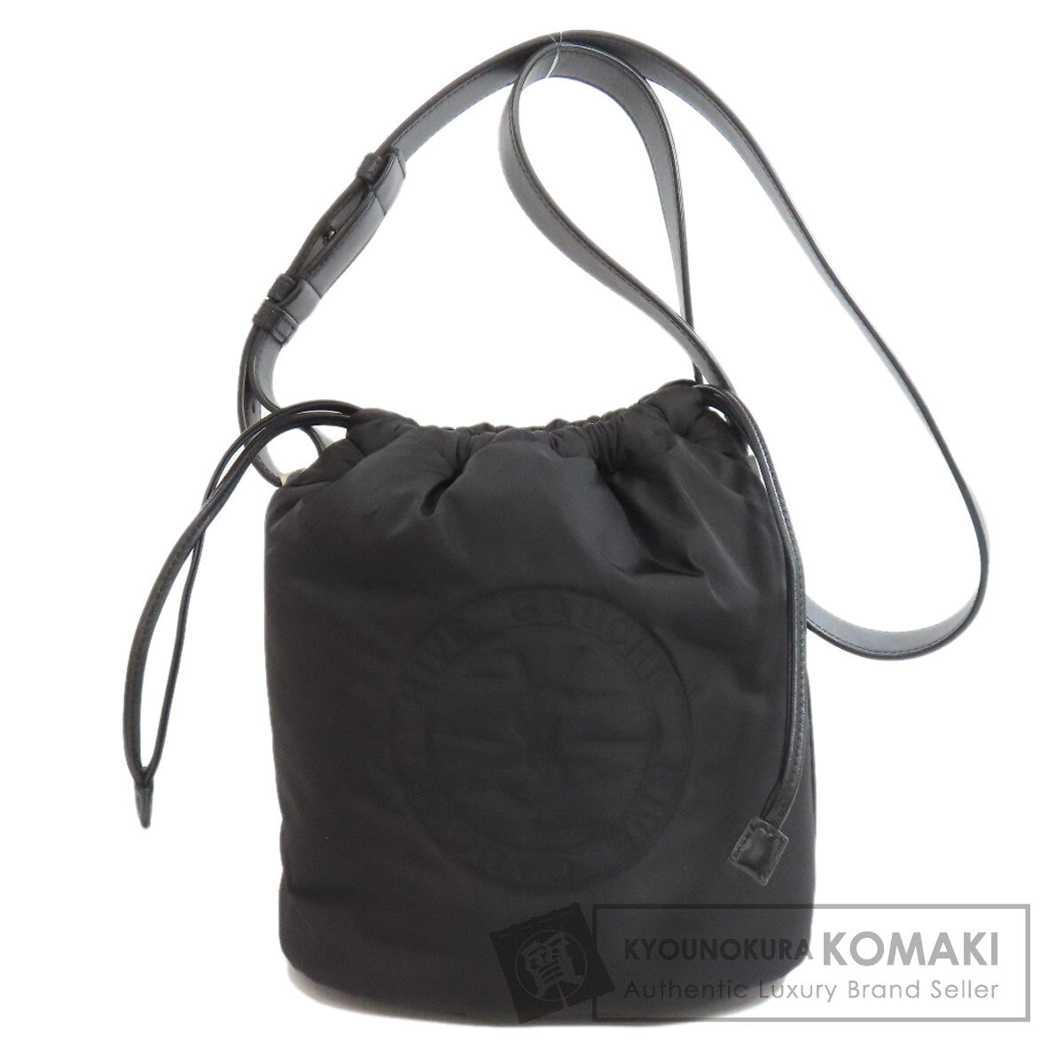 SAINT LAURENT サンローラン ロゴ ショルダーバッグ ナイロン レディース 中古