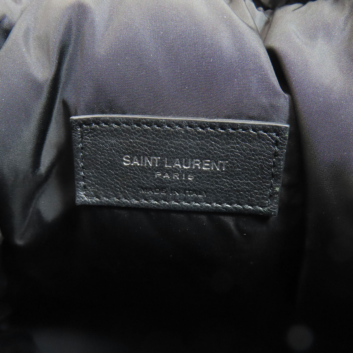 SAINT LAURENT サンローラン ロゴ ショルダーバッグ ナイロン レディース 中古