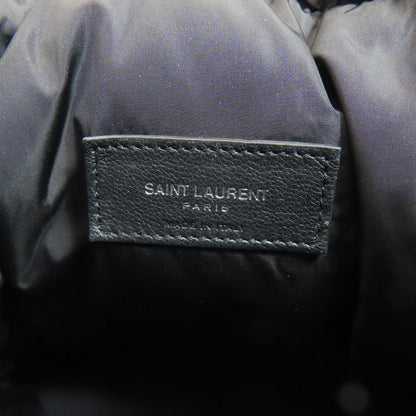SAINT LAURENT サンローラン ロゴ ショルダーバッグ ナイロン レディース 中古