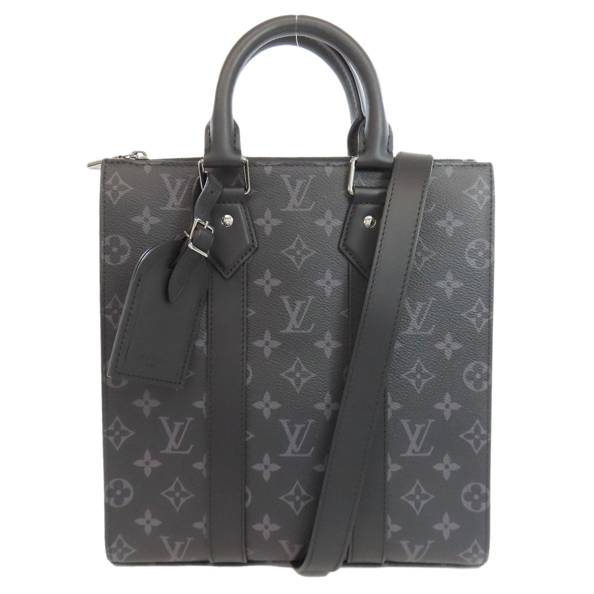 LOUIS VUITTON ルイヴィトン M46456 サックプラ・クロス ショルダーバッグ モノグラムエクリプス メンズ 中古