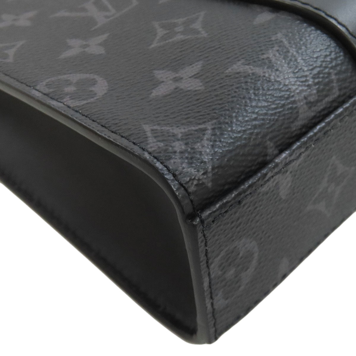 LOUIS VUITTON ルイヴィトン M46456 サックプラ・クロス ショルダーバッグ モノグラムエクリプス メンズ 中古