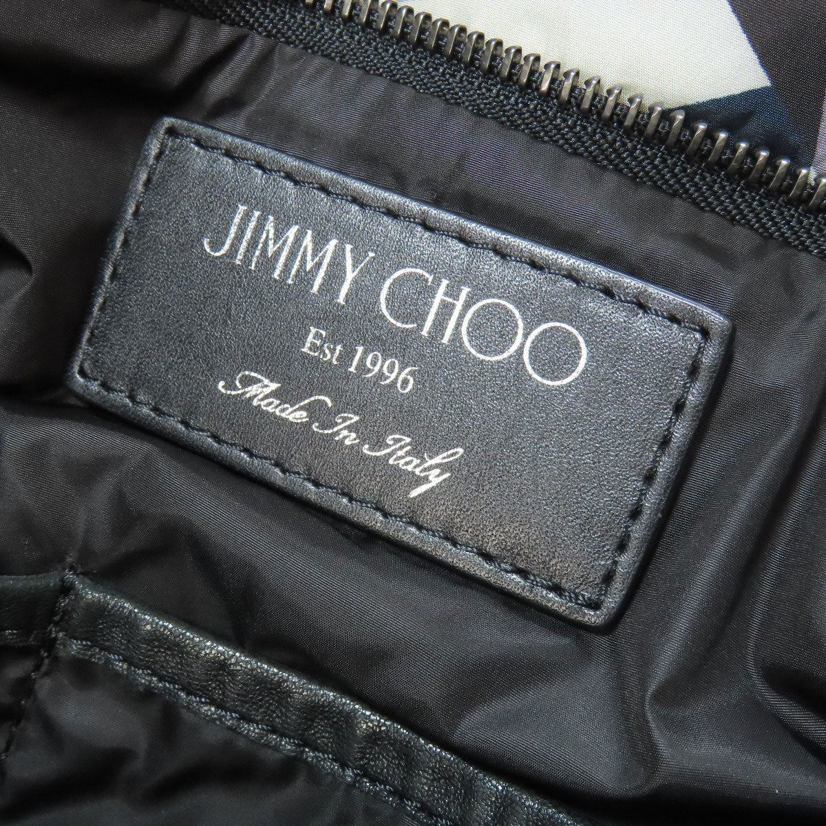Jimmy Choo ジミーチュウ ロゴ トートバッグ ナイロン レディース 中古