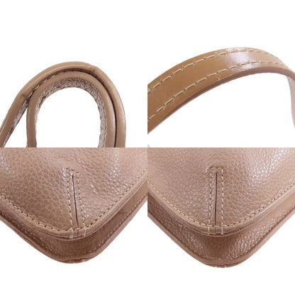 Longchamp ロンシャン ロゴ ショルダーバッグ レザー レディース 中古