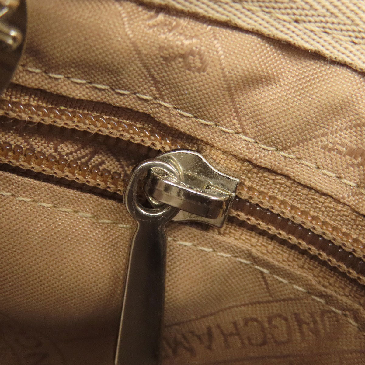 Longchamp ロンシャン ロゴ ショルダーバッグ レザー レディース 中古