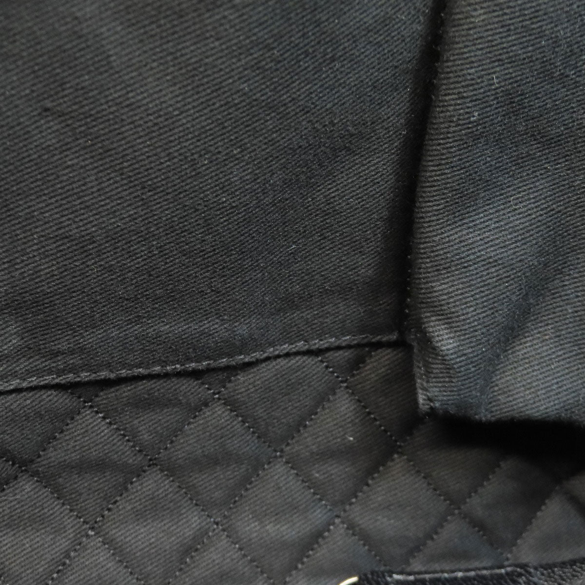 CHANEL シャネル ココマーク パンチング シルバー金具 トートバッグ カーフ レディース 中古