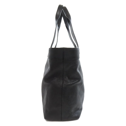 CHANEL シャネル ココマーク パンチング シルバー金具 トートバッグ カーフ レディース 中古