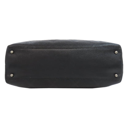 CHANEL シャネル ココマーク パンチング シルバー金具 トートバッグ カーフ レディース 中古