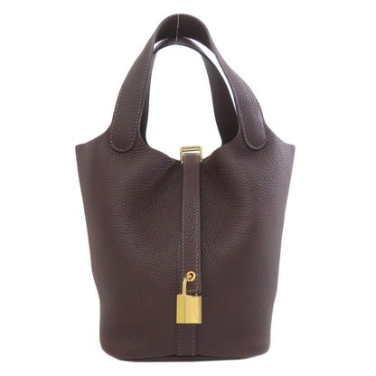HERMES エルメス ピコタンロックPM ゴールド金具 ハンドバッグ トリヨン レディース 中古