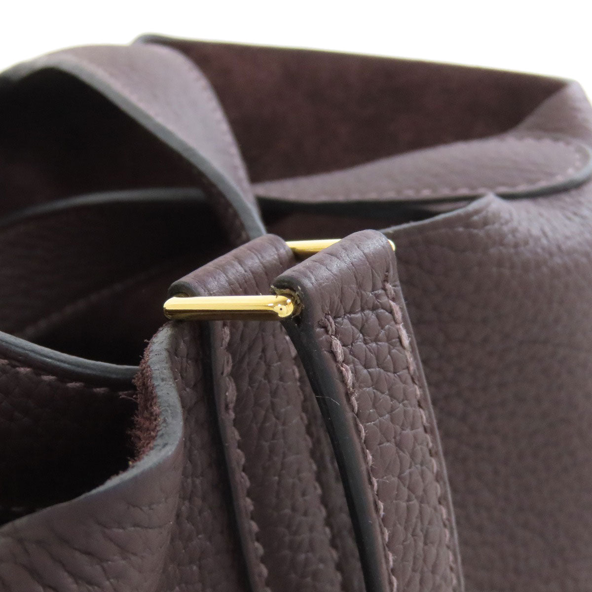 HERMES エルメス ピコタンロックPM ゴールド金具 ハンドバッグ トリヨン レディース 中古