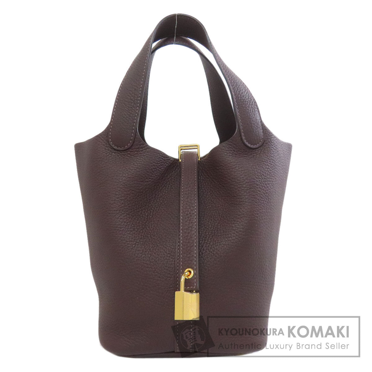 HERMES エルメス ピコタンロックPM ゴールド金具 ハンドバッグ トリヨン レディース 中古