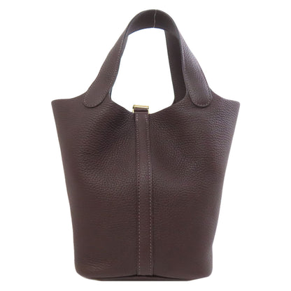 HERMES エルメス ピコタンロックPM ゴールド金具 ハンドバッグ トリヨン レディース 中古