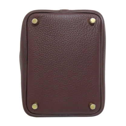 HERMES エルメス ピコタンロックPM ゴールド金具 ハンドバッグ トリヨン レディース 中古