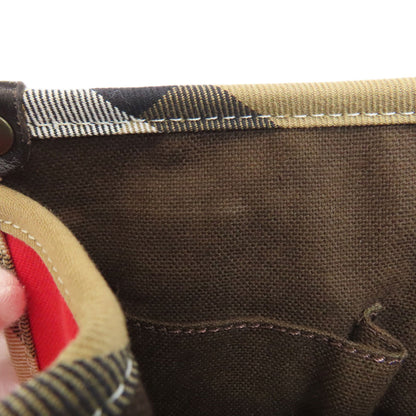 BURBERRY バーバリー ノバチェック ハンドバッグ キャンバス レディース 中古