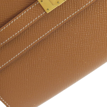 HERMES エルメス ケリートゥー・ゴー ゴールド ゴールド金具 長財布（小銭入れあり） エプソン レディース 中古