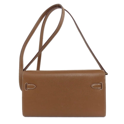 HERMES エルメス ケリートゥー・ゴー ゴールド ゴールド金具 長財布（小銭入れあり） エプソン レディース 中古