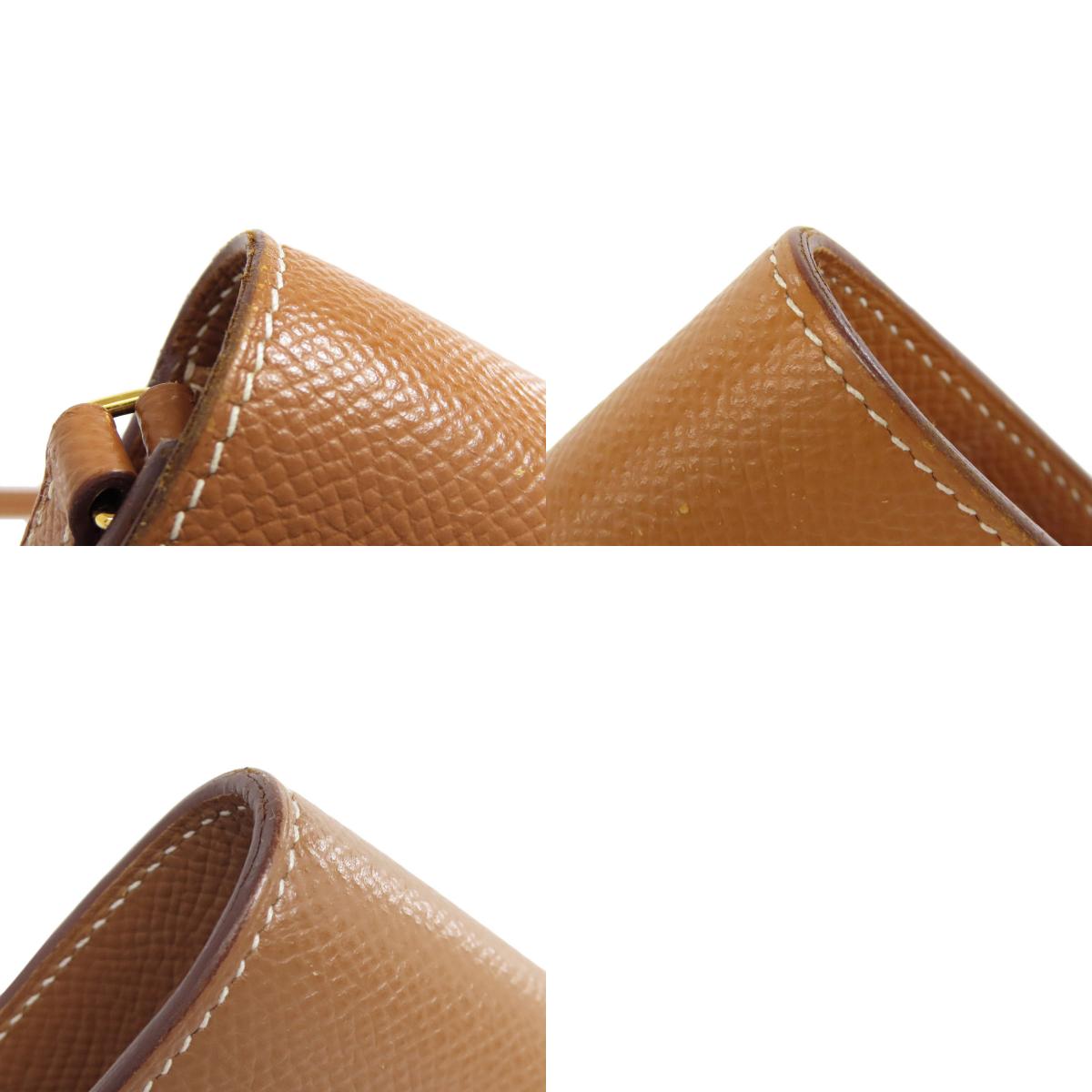HERMES エルメス ケリートゥー・ゴー ゴールド ゴールド金具 長財布（小銭入れあり） エプソン レディース 中古