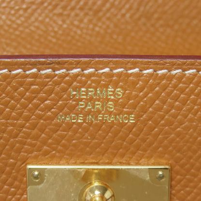 HERMES エルメス ケリートゥー・ゴー ゴールド ゴールド金具 長財布（小銭入れあり） エプソン レディース 中古