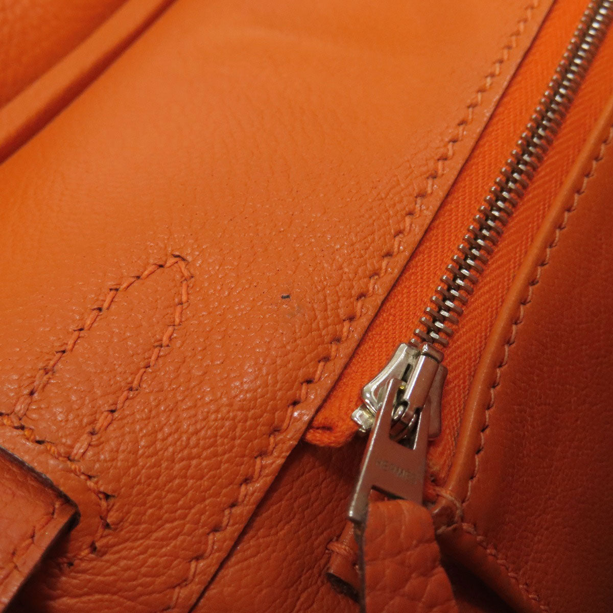 HERMES エルメス バーキン25 シルバー金具 ハンドバッグ トゴ レディース 中古