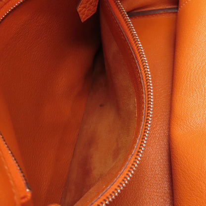 HERMES エルメス バーキン25 シルバー金具 ハンドバッグ トゴ レディース 中古