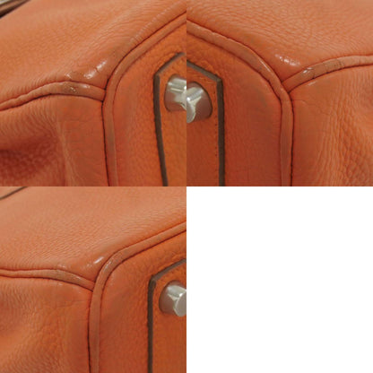 HERMES エルメス バーキン25 シルバー金具 ハンドバッグ トゴ レディース 中古