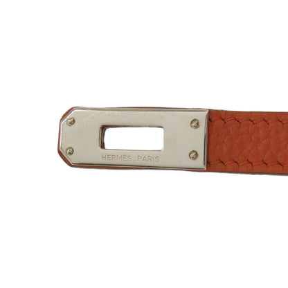 HERMES エルメス バーキン25 シルバー金具 ハンドバッグ トゴ レディース 中古