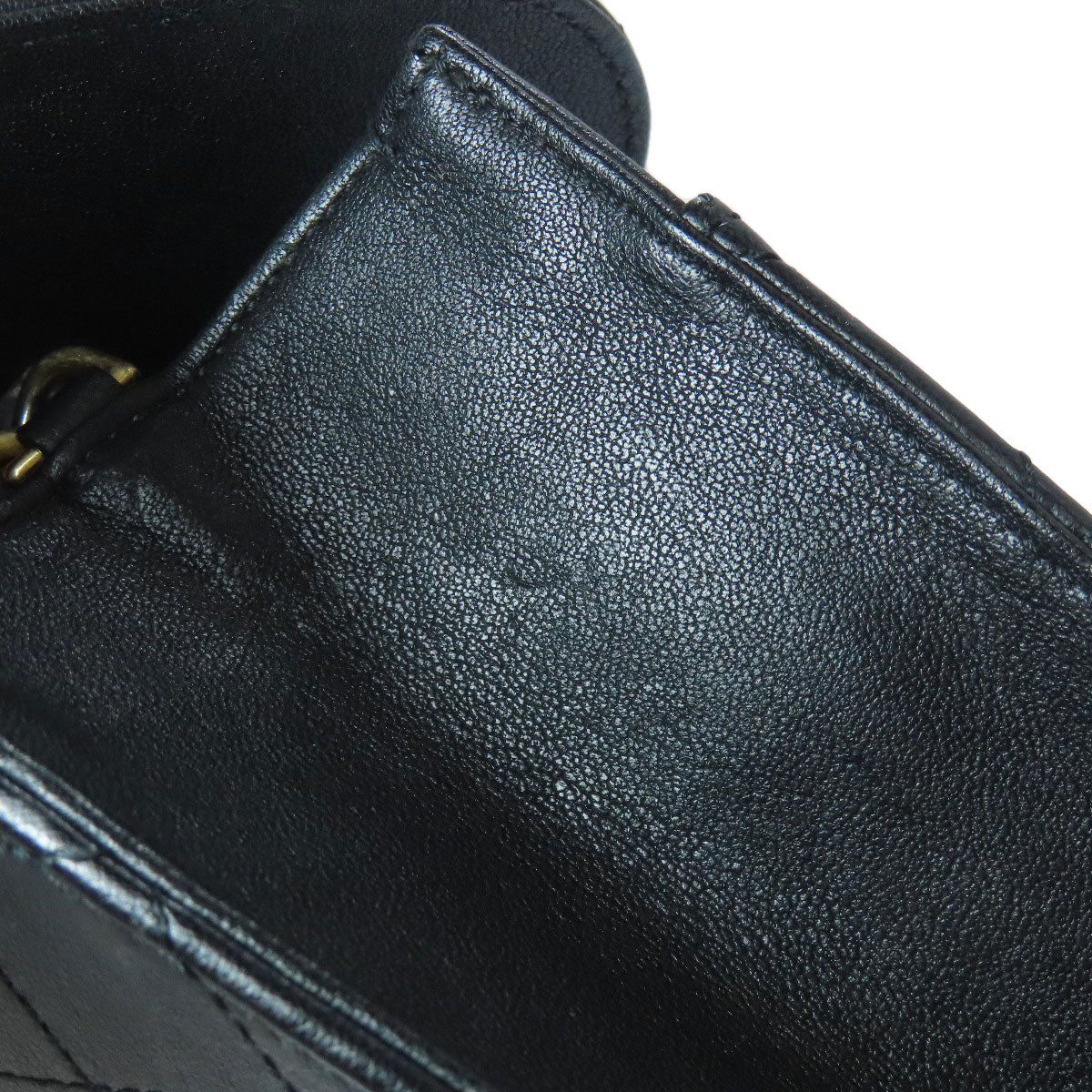 CHANEL シャネル ココマーク チェーンショルダー ゴールド金具 ショルダーバッグ カーフ レディース 中古