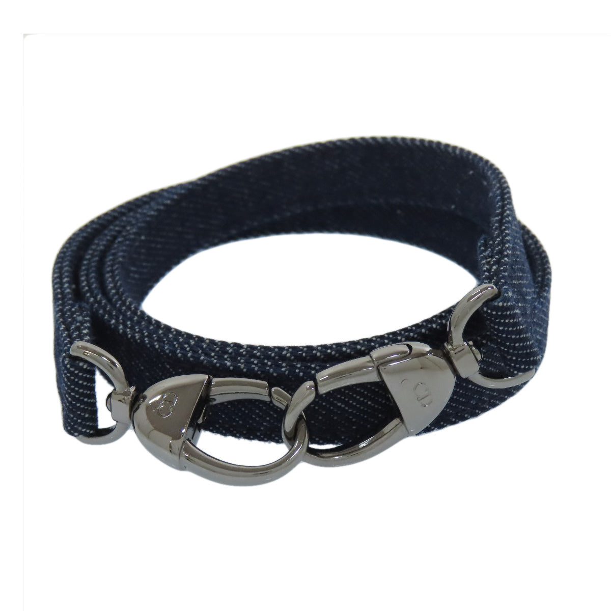 CHRISTIAN DIOR クリスチャンディオール レディディオール カナージュトート 2WAY ハンドバッグ デニム レディース 中古