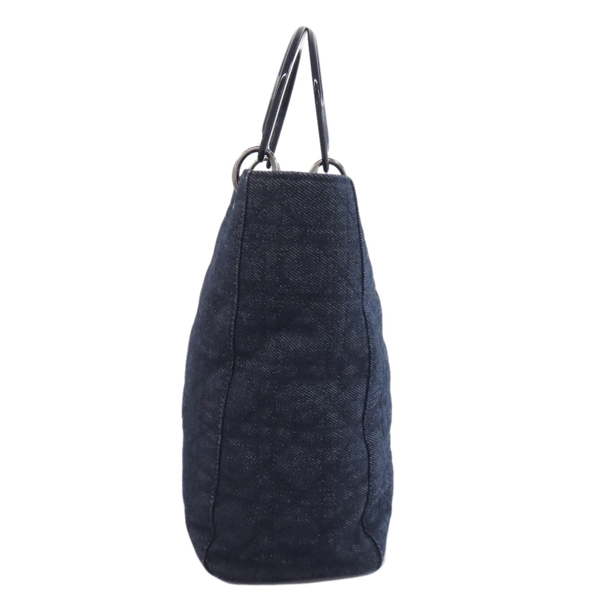 CHRISTIAN DIOR クリスチャンディオール レディディオール カナージュトート 2WAY ハンドバッグ デニム レディース 中古