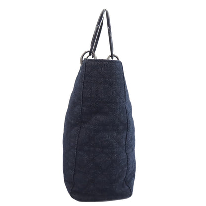 CHRISTIAN DIOR クリスチャンディオール レディディオール カナージュトート 2WAY ハンドバッグ デニム レディース 中古