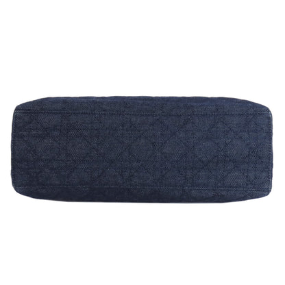 CHRISTIAN DIOR クリスチャンディオール レディディオール カナージュトート 2WAY ハンドバッグ デニム レディース 中古